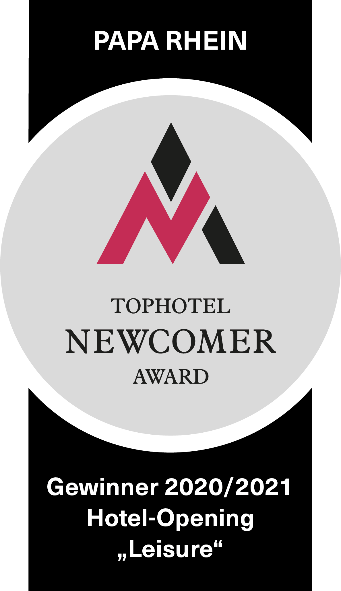 TOPHOTEL NEWCOMER 2020/2021 in der Kategorie "Leisure"